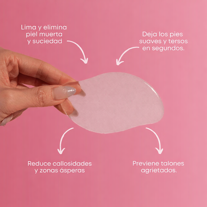 Lima de vidrio para pies Chekiglu